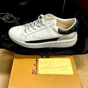 Vintage Havana Sneakers-White Glitter Multi